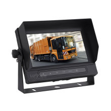 7inch Waterproof IP69K Car Monitor for Heavy duty Trucks Excavator